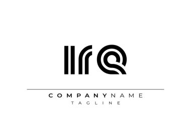 IRE Yaratıcı Eşsiz Modern Harf Logosu Tasarımı. Benzersiz bir harf dizaynına sahip stilize logo, soyut minimalist estetik ve modern cazibe sunar.