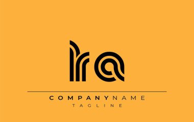 LRA Yaratıcı Eşsiz Modern Harf Logosu Tasarımı. Benzersiz bir harf dizaynına sahip stilize logo, soyut minimalist estetik ve modern cazibe sunar.