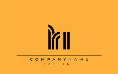 LRI Yaratıcı Eşsiz Modern Harf Logosu Tasarımı. Benzersiz bir harf dizaynına sahip stilize logo, soyut minimalist estetik ve modern cazibe sunar.