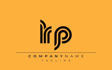 LRP Yaratıcı Eşsiz Modern Harf Logosu Tasarımı. Benzersiz bir harf dizaynına sahip stilize logo, soyut minimalist estetik ve modern cazibe sunar.