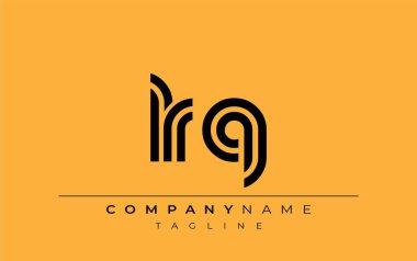 LRQ Yaratıcı Eşsiz Modern Harf Logosu Tasarımı. Benzersiz bir harf dizaynına sahip stilize logo, soyut minimalist estetik ve modern cazibe sunar.