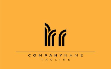 LRR Yaratıcı Eşsiz Modern Harf Logosu Tasarımı. Benzersiz bir harf dizaynına sahip stilize logo, soyut minimalist estetik ve modern cazibe sunar.
