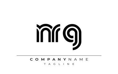 NRG Yaratıcı Eşsiz Modern Harf Logosu Tasarımı. Benzersiz bir harf dizaynına sahip stilize logo, soyut minimalist estetik ve modern cazibe sunar.