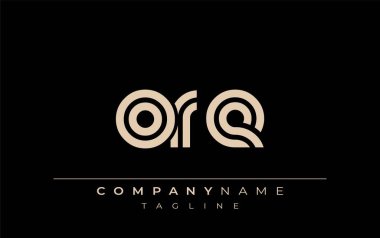 ORE Yaratıcı Eşsiz Modern Harf Logosu Tasarımı. Benzersiz bir harf dizaynına sahip stilize logo, soyut minimalist estetik ve modern cazibe sunar.
