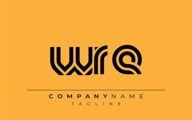 WRE Yaratıcı Eşsiz Modern Harf Logosu Tasarımı. Benzersiz bir harf dizaynına sahip stilize logo, soyut minimalist estetik ve modern cazibe sunar.