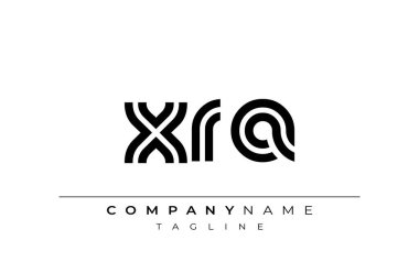 XRA Yaratıcı Eşsiz Modern Harf Logosu Tasarımı. Benzersiz bir harf dizaynına sahip stilize logo, soyut minimalist estetik ve modern cazibe sunar.