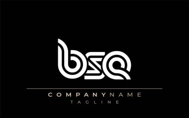 BSE Yaratıcı Eşsiz Modern Harf Logosu Tasarımı. Benzersiz bir harf dizaynına sahip stilize logo, soyut minimalist estetik ve modern cazibe sunar.