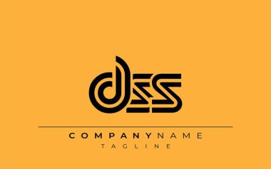 DSS Yaratıcı Eşsiz Modern Harf Logosu Tasarımı. Benzersiz bir harf dizaynına sahip stilize logo, soyut minimalist estetik ve modern cazibe sunar.