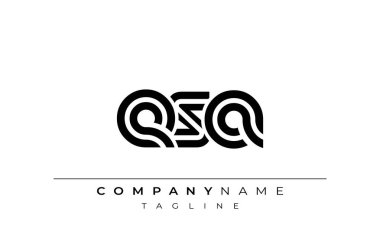 ESA Yaratıcı Eşsiz Modern Harf Logosu Tasarımı. Benzersiz bir harf dizaynına sahip stilize logo, soyut minimalist estetik ve modern cazibe sunar.