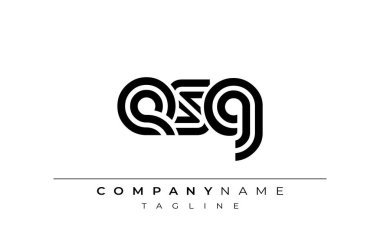 ESG Yaratıcı Eşsiz Modern Harf Logosu Tasarımı. Benzersiz bir harf dizaynına sahip stilize logo, soyut minimalist estetik ve modern cazibe sunar.