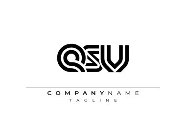 ESV Yaratıcı Eşsiz Modern Harf Logosu Tasarımı. Benzersiz bir harf dizaynına sahip stilize logo, soyut minimalist estetik ve modern cazibe sunar.
