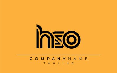 HRO Yaratıcı Eşsiz Modern Harf Logosu Tasarımı. Benzersiz bir harf dizaynına sahip stilize logo, soyut minimalist estetik ve modern cazibe sunar.