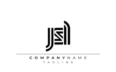 JSL Yaratıcı Eşsiz Modern Harf Logosu Tasarımı. Benzersiz bir harf dizaynına sahip stilize logo, soyut minimalist estetik ve modern cazibe sunar.