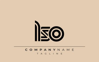 LSO Yaratıcı Eşsiz Modern Harf Logosu Tasarımı. Benzersiz bir harf dizaynına sahip stilize logo, soyut minimalist estetik ve modern cazibe sunar.