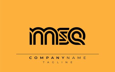MSE Yaratıcı Eşsiz Modern Harf Logosu Tasarımı. Benzersiz bir harf dizaynına sahip stilize logo, soyut minimalist estetik ve modern cazibe sunar.