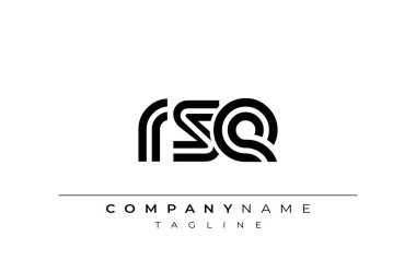 RSE Yaratıcı Eşsiz Modern Harf Logosu Tasarımı. Benzersiz bir harf dizaynına sahip stilize logo, soyut minimalist estetik ve modern cazibe sunar.