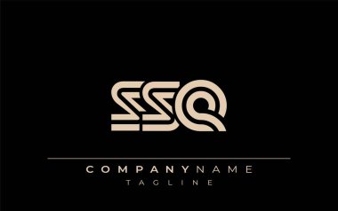 SSE Yaratıcı Eşsiz Modern Harf Logosu Tasarımı. Benzersiz bir harf dizaynına sahip stilize logo, soyut minimalist estetik ve modern cazibe sunar.