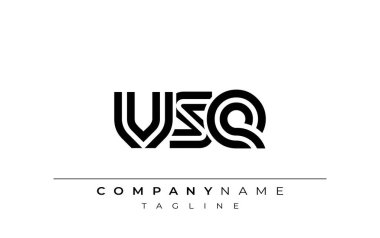 VSE Yaratıcı Eşsiz Modern Harf Logosu Tasarımı. Benzersiz bir harf dizaynına sahip stilize logo, soyut minimalist estetik ve modern cazibe sunar.