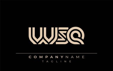 WSE Yaratıcı Eşsiz Modern Harf Logosu Tasarımı. Benzersiz bir harf dizaynına sahip stilize logo, soyut minimalist estetik ve modern cazibe sunar.