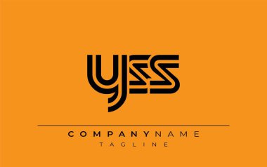 YSS Yaratıcı Eşsiz Modern Harf Logosu Tasarımı. Benzersiz bir harf dizaynına sahip stilize logo, soyut minimalist estetik ve modern cazibe sunar.
