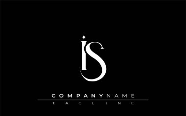 Baş harfi Logo Tasarım Vektörü. Dekoratif Elementler ve Typography ile Zarif Monogram Logo Tasarımı