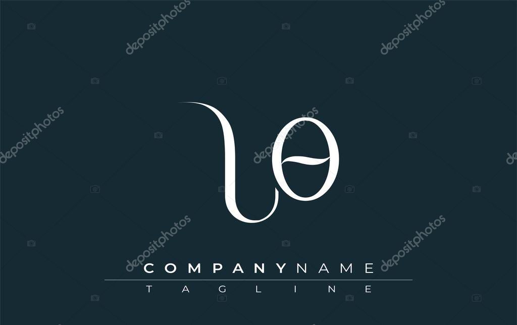 Initial UO Logo Design Vector. Elegant Monogram Logo Design with Decorative Elements and Typography