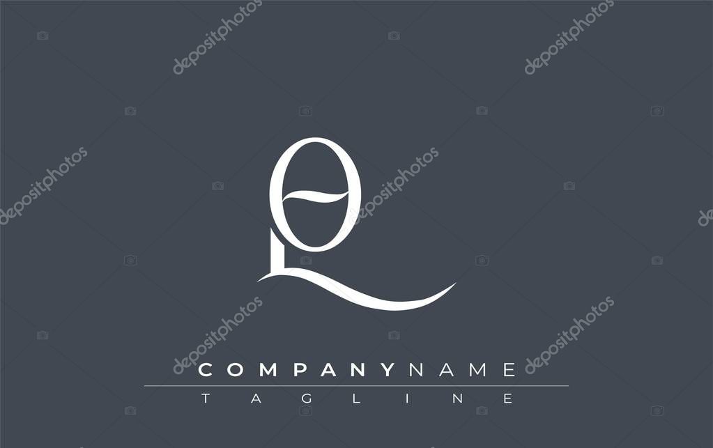 Initial LO Logo Design Vector. Elegant Monogram Logo Design with Decorative Elements and Typography