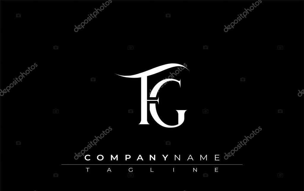 Initial FG Logo Design Vector. Elegant Monogram Logo Design with Decorative Elements and Typography