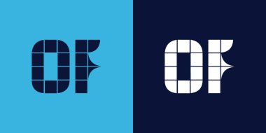 Fayans şekilli logo tasarımı. Ticari veya marka için uygun minimalist ve modern vektör illüstrasyon tasarımı