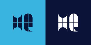 Karargah logosu şekilli. Ticari veya marka için uygun minimalist ve modern vektör illüstrasyon tasarımı