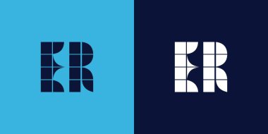 Fayans şekilli acil servis logosu tasarımı. Ticari veya marka için uygun minimalist ve modern vektör illüstrasyon tasarımı