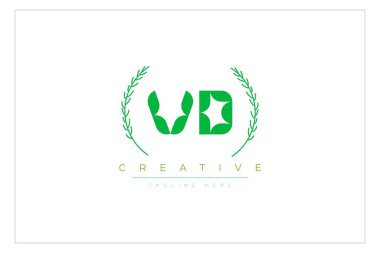 VD Yeşil Minimalist Logo Tasarımı