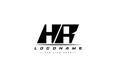 İnsan kaynakları yarışçısı logosu. Yarış, araba ve motor sporları için yarış logosu tasarımı. Temiz ve Cesur Tipografi Biçimli Modern Minimalist Logo Tasarımı