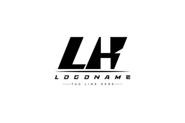 LK yarışçı logosu. Yarış, araba ve motor sporları için yarış logosu tasarımı. Temiz ve Cesur Tipografi Biçimli Modern Minimalist Logo Tasarımı