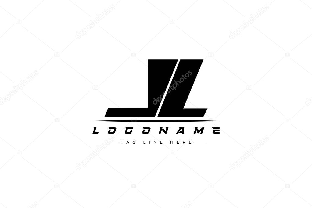 JL racer logo. RacinJM racer logo. Racing logo design for racing, driving and car or motorsport. Modern Minimalist Logo Design with Clean and Bold Typography Style g logo design for racing, driving and car or motorsport. Modern Minimalist Logo Design
