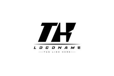 TK yarışçı logosu. Yarış, araba ve motor sporları için yarış logosu tasarımı. Temiz ve Cesur Tipografi Biçimli Modern Minimalist Logo Tasarımı