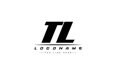 TL yarış logosu. Yarış, araba ve motor sporları için yarış logosu tasarımı. Temiz ve Cesur Tipografi Biçimli Modern Minimalist Logo Tasarımı