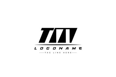 TM yarış logosu. Yarış, araba ve motor sporları için yarış logosu tasarımı. Temiz ve Cesur Tipografi Biçimli Modern Minimalist Logo Tasarımı