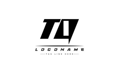 TQ yarışçısı logosu. Yarış, araba ve motor sporları için yarış logosu tasarımı. Temiz ve Cesur Tipografi Biçimli Modern Minimalist Logo Tasarımı