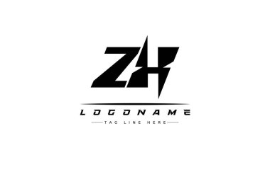 ZX yarış logosu. Yarış, araba ve motor sporları için yarış logosu tasarımı. Temiz ve Cesur Tipografi Biçimli Modern Minimalist Logo Tasarımı