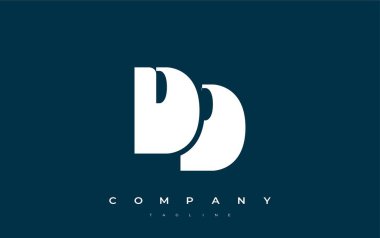 DD Soyut Geometrik Logo Tasarımı. Basit tipografi elementleriyle modern ve zarif logo tasarımı, markalaşma mükemmelliği.