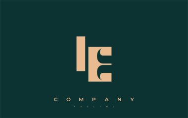 Yani Soyut Geometrik Logo Tasarımı. Basit tipografi elementleriyle modern ve zarif logo tasarımı, markalaşma mükemmelliği.