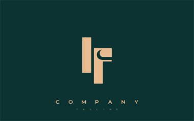 Eğer Soyut Geometrik Logo Tasarımı. Basit tipografi elementleriyle modern ve zarif logo tasarımı, markalaşma mükemmelliği.