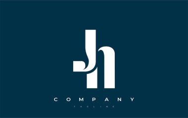 JN Soyut Geometrik Logo Tasarımı. Basit tipografi elementleriyle modern ve zarif logo tasarımı, markalaşma mükemmelliği.