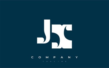 JX Soyut Geometrik Logo Tasarımı. Basit tipografi elementleriyle modern ve zarif logo tasarımı, markalaşma mükemmelliği.