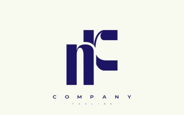 NK Soyut Geometrik Logo Tasarımı. Basit tipografi elementleriyle modern ve zarif logo tasarımı, markalaşma mükemmelliği.