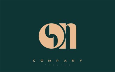 Soyut Geometrik Logo Tasarımı üzerine. Basit tipografi elementleriyle modern ve zarif logo tasarımı, markalaşma mükemmelliği.