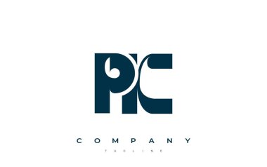 PK Soyut Geometrik Logo Tasarımı. Basit tipografi elementleriyle modern ve zarif logo tasarımı, markalaşma mükemmelliği.