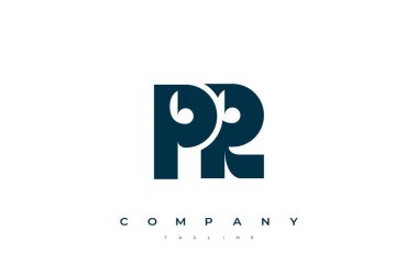 Halkla İlişkiler Soyut Geometrik Logo Tasarımı. Basit tipografi elementleriyle modern ve zarif logo tasarımı, markalaşma mükemmelliği.