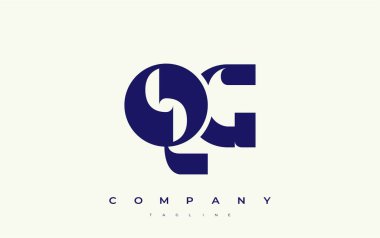 QG Soyut Geometrik Logo Tasarımı. Basit tipografi elementleriyle modern ve zarif logo tasarımı, markalaşma mükemmelliği.